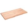 Stalviršis, šviesiai rudas, 120x60x(2-4) cm, medienos masyvas