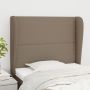 Galvūgalis su auselėmis, taupe, 93x23x118/128cm, audinys