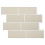 Metro plytelė 20 pcs Smėlio 29 x 21 cm Poliuretanas ir PET