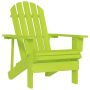 Sodo Adirondack kėdė, žalios spalvos, eglės medienos masyvas