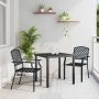 Sodo valgomojo komplektas 3 pcs Antracitas