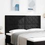 LED galvūgalis Juoda 180 cm Dirbtinė oda