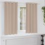Užuolaidos su žiedais, blokuojančios šviesą 2 pcs Taupe