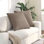 Sofa Pagalvės 2 pcs Taupe 60 x 60 cm audinys