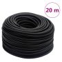 Hibridinė oro žarna, juodos spalvos, 0,6, 20m, guma ir PVC