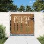 Sodo vartai, 85x100 cm, Corten plienas, bambuko dizainas