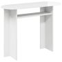 Konsolinis stalas Itin blizgi balta 100 x 39,5 x 75 cm
