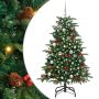 Dirbtinė Kalėdų eglutė Žalia 150 cm PVC ir Metalas ir Plastikas