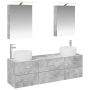 Vonios baldų rinkinys 5 pcs Betono pilka
