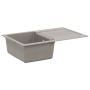 Kriauklė Pilka 780 x 500 mm 80% Kvarcas ir 20% Derva
