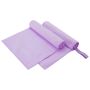 Sportiniai rankšluosčiai 2 pcs Violetinė 100 x 50 cm