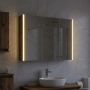 Vonios veidrodžio spinta Rūkyta ąžuolas 103,5 x 15,5 x 70 cm