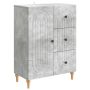 Kabalas Betono pilka 66 x 34,5 x 90 cm Apdirbta mediena