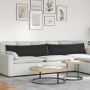 Sofa Pagalvės 2 pcs Juoda 145 x 40 cm audinys
