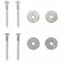 Žemės inkaras 4 pcs Sidabrinė Ø10 x 60 cm Cinkuotas metalas