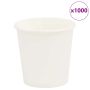 Popieriniai kavos puodeliai 1000 vnt 4oz 100ml Baltas
