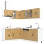 Virtuvinių spintelių komplektas, 11 dalių, Kalmar, artisano