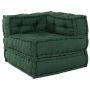 Modulinė sofa 2 pcs Žalia 140 x 70 x 56 cm Audinys