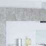 Pakabinama spintelė 2 pcs Betono pilka ir balta 60 x 31 x 40 cm