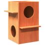 Cat House Wax Ruda 43x43x60 cm Pušies masyvo