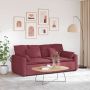 Modulinė sofa su pagalvėlėmis, vyno raudonumo