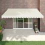 Automatinė ištraukiama markizė, kreminės spalvos, 4,5x3m