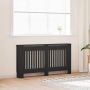 Radiatoriaus dangtis 2 pcs Juoda 152 x 19 x 81,5cm