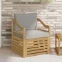 Lauko sofa Poliesteris Balta