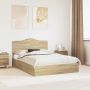 Saugos lova Sonoma ąžuolas 150 x 200 cm Apdirbta mediena