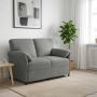 Dvitaškė sofa Tamsiai pilka 138 x 83 x 95 cm Aksomas