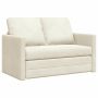 Sofa lova 122cm Kreminė Aksomas