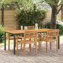 Lauko stalas Natūrali ir juoda 200 x 90 x 75 cm