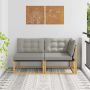 Sekcija sofa vienetai su pagalve Balta 162,5 x 83 x 73 cm