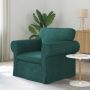 Sofa Tamsiai žalia 215 x 82 x 80 cm audinys