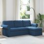 Sofa Mėlyna 215 x 138 x 80 cm audinys