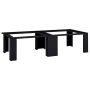 Skalbyklės pjedestalas 2 pcs Juoda 127 x 54,5 x 32,5 cm Plienas