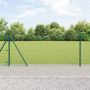 Tvora su stulpais Žalia 1 x 25 m Plienas ir PVC
