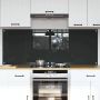 Virtuvės užpakalinė plokštė 2 pcs Tamsiai pilka 80 x 60 cm