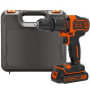 BLACK & DECKER Impact driver-drill | BDCHD18K-QW | 18 V | 1.5 Ah | Li-Ion