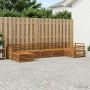 Lauko sofos komplektas 7 pcs Natūrali
