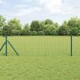 Tvora su stulpais Žalia 0,6 x 25 m Plienas ir PVC