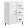 Kabalas Itin blizgi balta 66 x 34,5 x 89,5 cm Apdirbta mediena