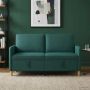 Sofa su saugojimo vieta Tamsiai žalia 152 x 78 x 87 cm