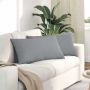 Sofa Pagalvės 2 pcs Šviesiai pilka 80 x 40 cm audinys