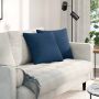 Sofa Pagalvės 2 pcs Mėlyna 45 x 45 cm audinys