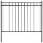Sodo tvora, plieninė, 1,81x1 m, juoda