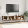 TV spintelių komplektas 3 pcs Ruda 60 x 30 x 30 cm