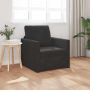 Sofa lova Juoda 74 x 77 x 81 cm Aksomas