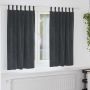 Užtemdymo užuolaidos 2 pcs Šviesiai pilka 140 x 175 cm Aksomas