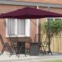 Skėtis nuo saulės Bordo raudona 351 x 250 x 260 cm